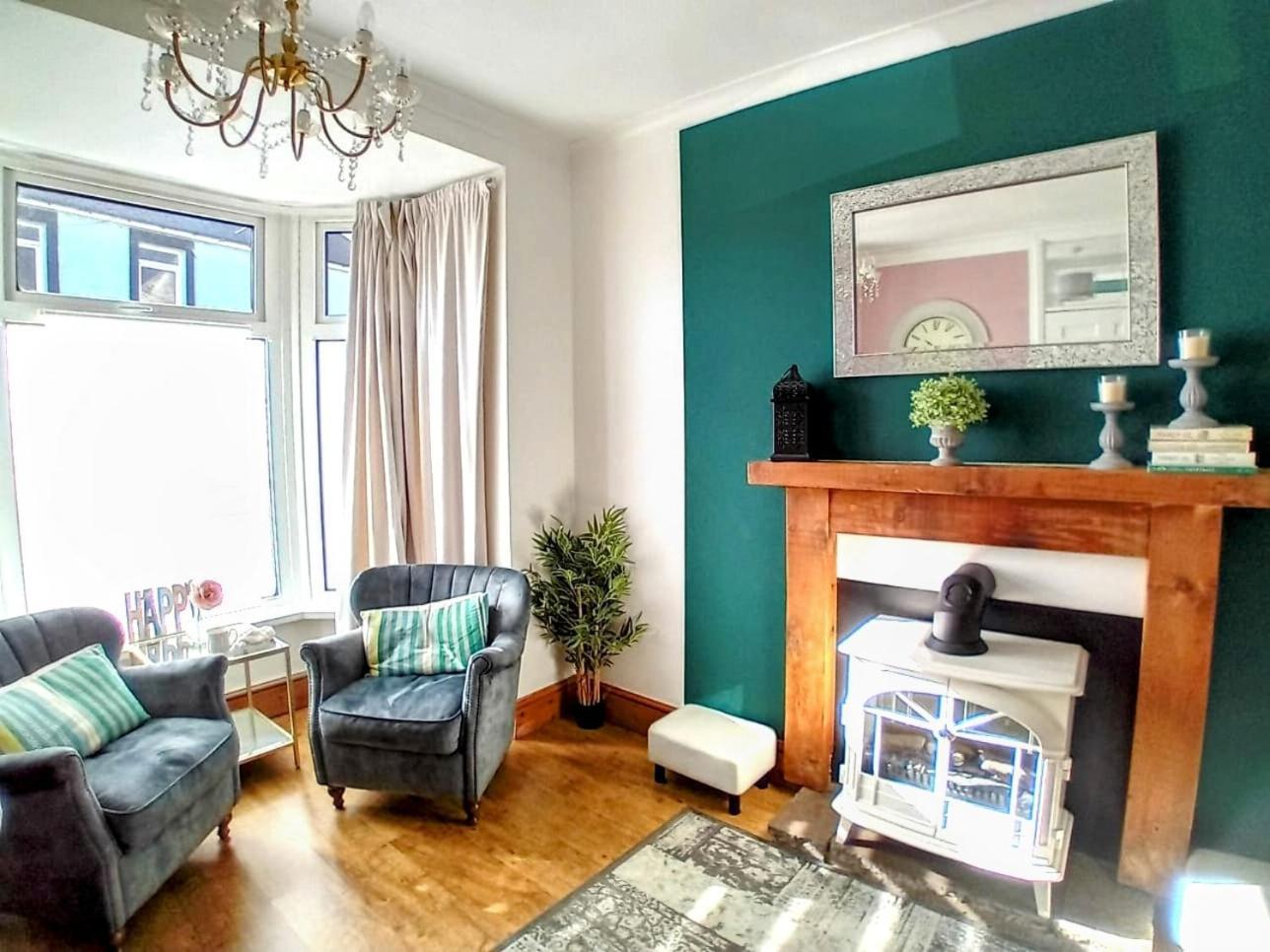 Coastal Family Stay 3-Bed Parking Wi-Fi Bridgend  Esterno foto